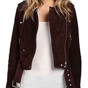 Blank NYC real suede jacket!